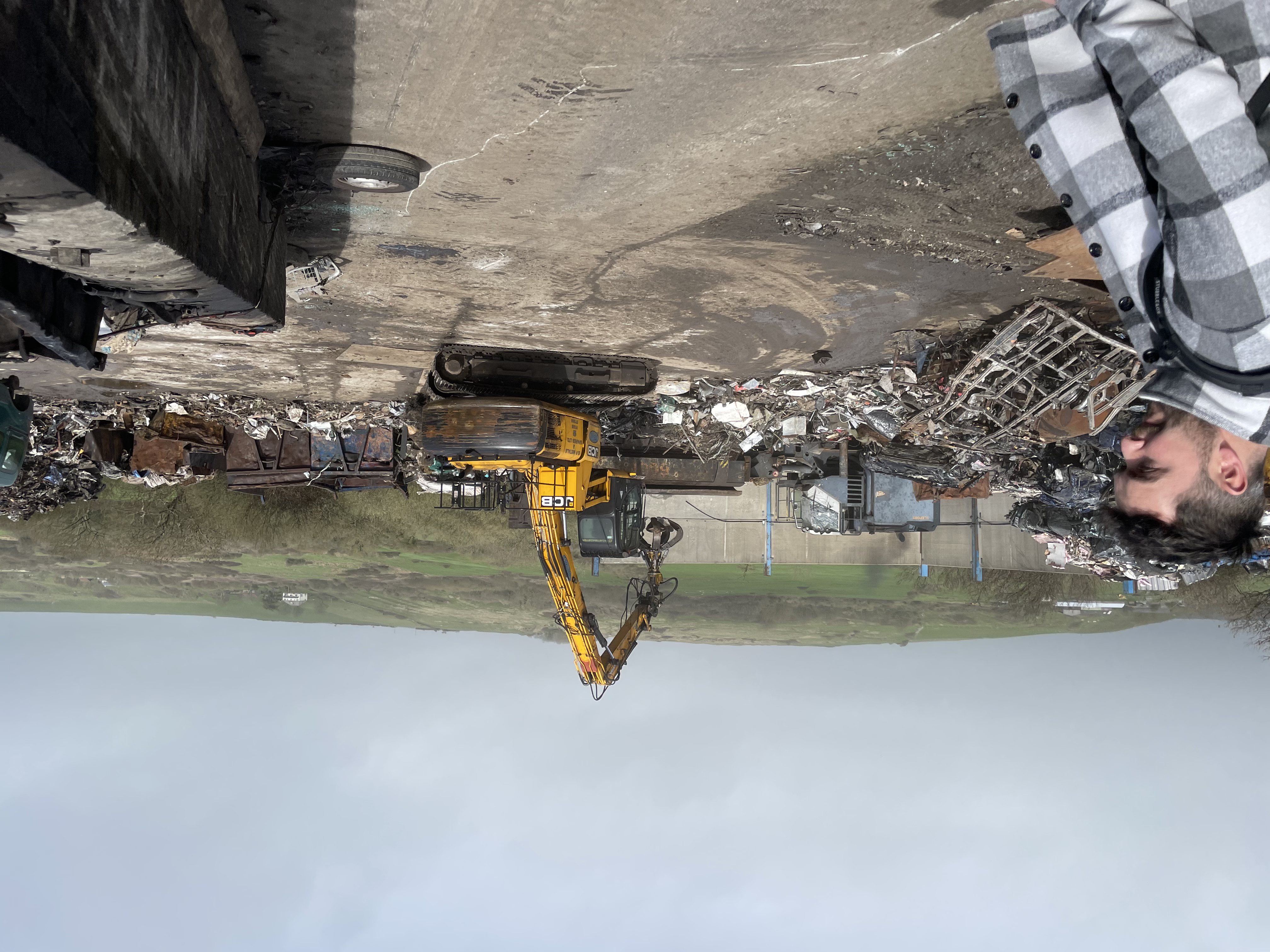 Pictures of the GP Metals yard and office from when we visited them at the start of the development workflow.